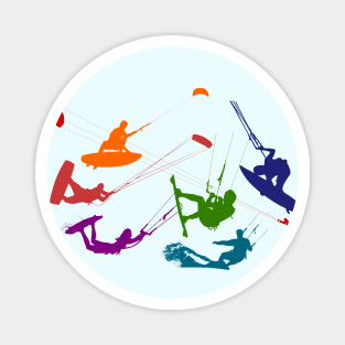 Kitesurfing Freestyle Design Magnet